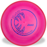 Hyperflite K-10 Jawz Pink Disc front view; durable fetch toy for large dogs