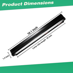 Hypool T8 Strip UVB lighting suitable for desert and rainforest habitats.