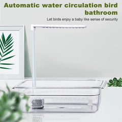 HZDZ LCPAW mesh perch provides secure footing for birds entering the basin.
