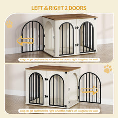 Hzuaneri 3-door design crate with front and side access.