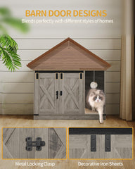 Hzuaneri corridor entry design guides cats privately into their space