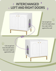 Hzuaneri litter box enclosure end-table top showcases multipurpose design and sturdy surface.