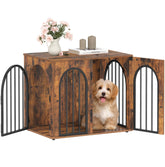 Hzuaneri wooden crate arch door close-up showing stylish space-saving design