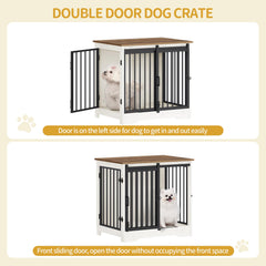 Hzuaneri wooden pet cage with easy-clean surface suits living rooms