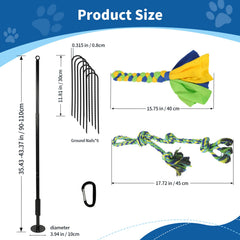 IAIGOGO durable rod and spring design withstands solo play in the yard.