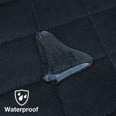 iBuddy door-protection backseat cover blocks mud and fur from reaching doors.
