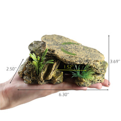 IBWell Leopard Gecko Hide entrance view shows easy access for shy reptiles.