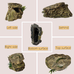 IBWell Leopard Gecko Hide smooth edges ensure safe handling and exploration.