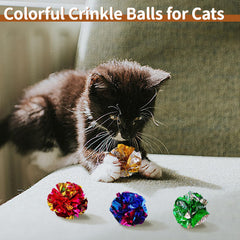 iCAGY 24-piece cat toys kit soft mouse toys for hunting instincts