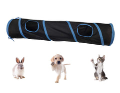 iCAGY cat tunnel assembly fold demonstrates quick setup and compact storage for busy homes