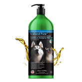 Iceland Pure Sardine Anchovy Oil bottle pump enables easy daily dosing for pets.