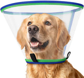 ICOYEA soft dog cone collar offers a clear view for easier meals and supervision.