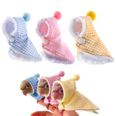 Ideal Parrot Cloak blue parrot clothes on a budgie for cosplay photography and color pop