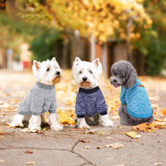 Idepet knitwear sweater warmth closeup emphasizes soft fleece and snug comfort