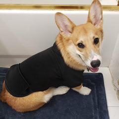 Idepet dog hoodie pockets detail with warm interior for cozy outings.