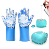IDQQUQQ dog washing gloves with soft bristles for thorough cleaning and gentle massage.