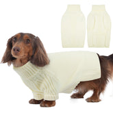 IECOii Dachshund Sweater front view keeps small dogs cozy and stylish.