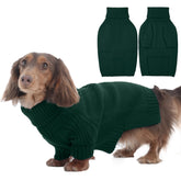 IECOii dachshund sweater front view keeps small dogs warm in cold weather