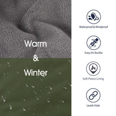 IECOii thick coral fleece lining provides soft warmth and skin-friendly comfort.