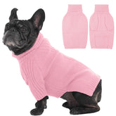 IECOii dog sweater medium chest measurement for a comfortable winter fit.