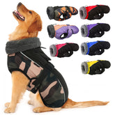 IECOii extra warm dog coat on a dog during a winter hike, delivering cozy warmth.