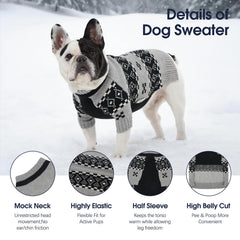 IECOii Great Dane Sweater stretch fit moves with your dog during play