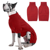 IECOii Great Dane sweater chest fit for secure warmth during cold walks.