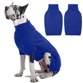 IECOii Great Dane Sweater front view showing oversized knit warmth for giant breeds.
