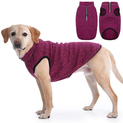 IECOii XXL dog jacket front view shows breathable outer fabric for all-season comfort