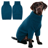 IECOii XXXL dog sweater front view for warmth and easy pullover