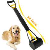 ienjoyed 32inch tall pooper scooper closed teeth for tidy pickups on grass and concrete