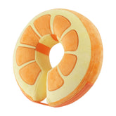IEUUMLER inflatable dog collar worn for post-surgery protection