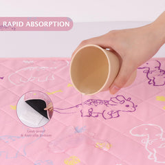 IEUUMLER machine-washable puppy pad, reusable, quick-dry to simplify cleanup.