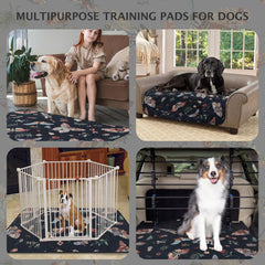 IEUUMLER non-slip dog training pad designed to stay put on floors during training sessions.