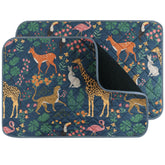 IEUUMLER forest-pattern pee pad provides cozy coverage and floor protection for pups.