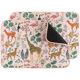 IEUUMLER washable pee pad forest pattern top view showing soft absorbent surface