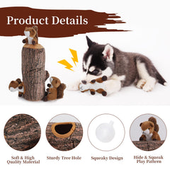 IFOYO Squirrel Hide and Seek toy with hidden squirrels invites problem-solving during play