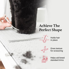 iGroom Magic Boost applied during grooming highlights faster drying in action.
