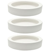 ihomeset triangular reptile bowl 3-pack packaging for easy terrarium setup.