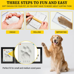 ikkab inkless paw print pad captures sharp impressions safely