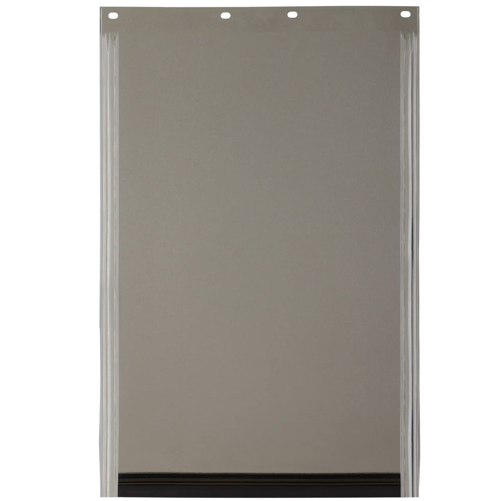 ikuso dog door flap installation shows quick replacement for a near-new seal and energy efficiency