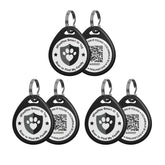 ilFindYou 3-pack dog tags personalized QR code for quick pet ID and owner contact.