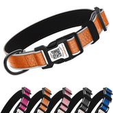 ILFINDYOU dog collar with QR tag shows your pet's data to help reunite quickly.