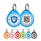 ILFINDYOU dog tag blue QR code, durable and ready for everyday wear.