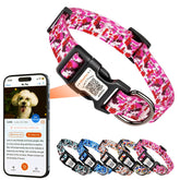 ILFINDYOU reflective dog collar front view improves evening visibility