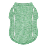 Paiaite Reflective Dog Shirt & Tank Top — Breathable, Quick-Dry, Sun-Protected Outdoor Wear (Green 3XL)