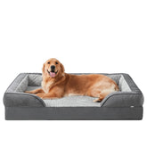 INVENHO Orthopedic Dog Beds Large Sized, XL Washable Dog Sofa with Egg-Crate Foam, Waterproof Lining and Non-Skid Bottom