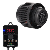 Hygger adjustable-flow wave maker front view, compact design for discreet installation.