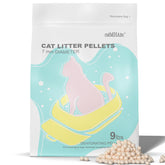 IMMHABI generic cat litter pellets refills in resealable packaging for lasting freshness.