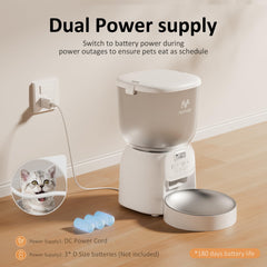 IMIPAW PET feeder with desiccant bag keeps dry food fresh between meals.